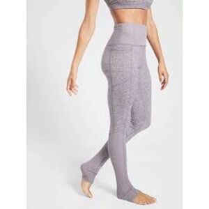Athleta Exhale Stash Pocket Heel Tight in SoftLuxe - XL - Lavender